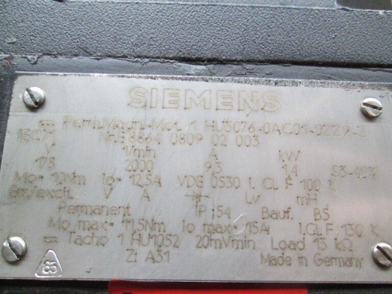 1 HU 3076  SIEMENS 1987