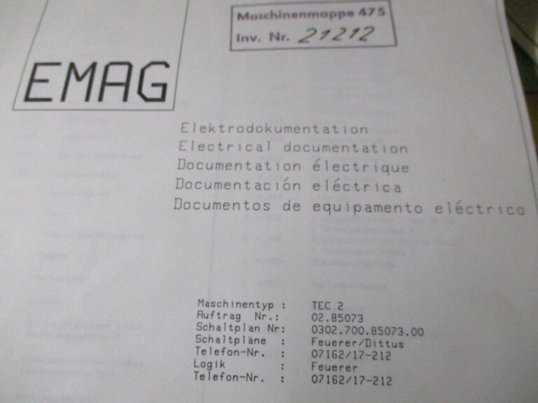 TEC 2/1000 S  EMAG GACK 1986