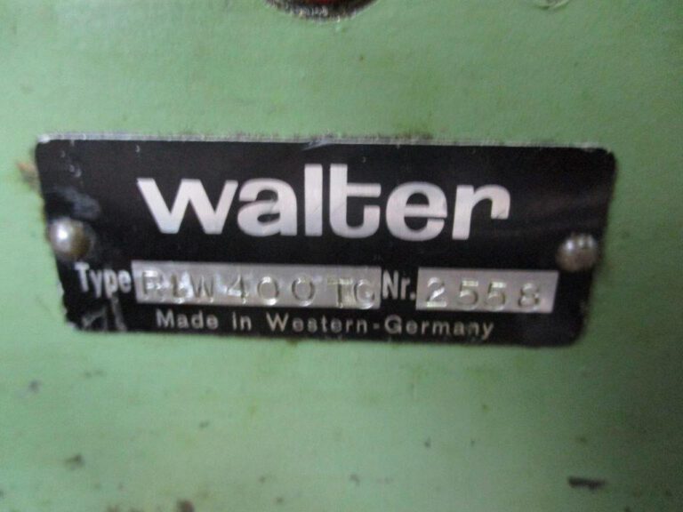 RtW 400 TG / horiz. + vertikal  WALTER 1980