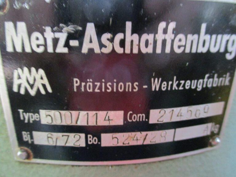 500/114  METZ 1972