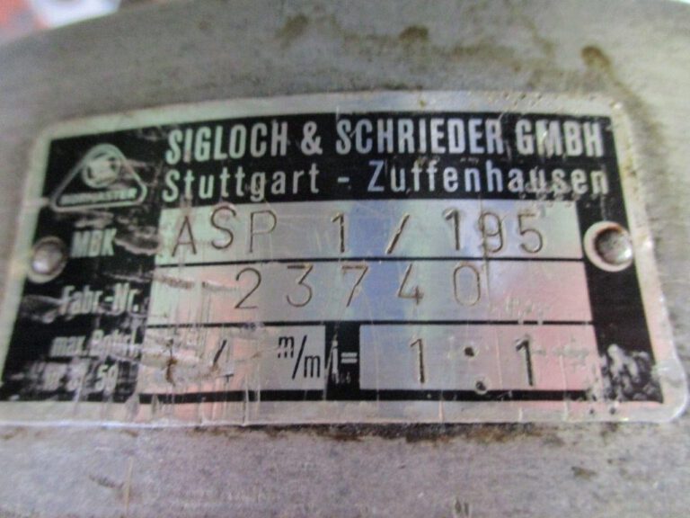 ASP-1/195  SIEGLOCH + SCHRIEDER