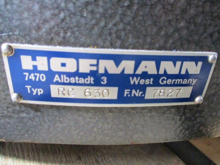 RC 630  HOFMANN