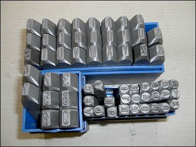 Schlagstempel Schlagzahlen  UNBEKANNT