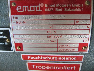 Alternative view of OIN 200 L-8/4/2  EMOD