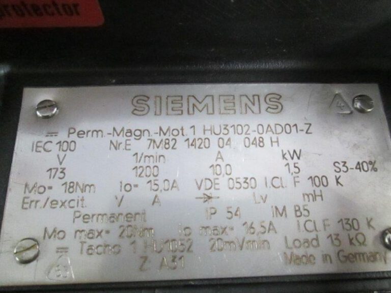 1 HU 3102 Siemens 1987