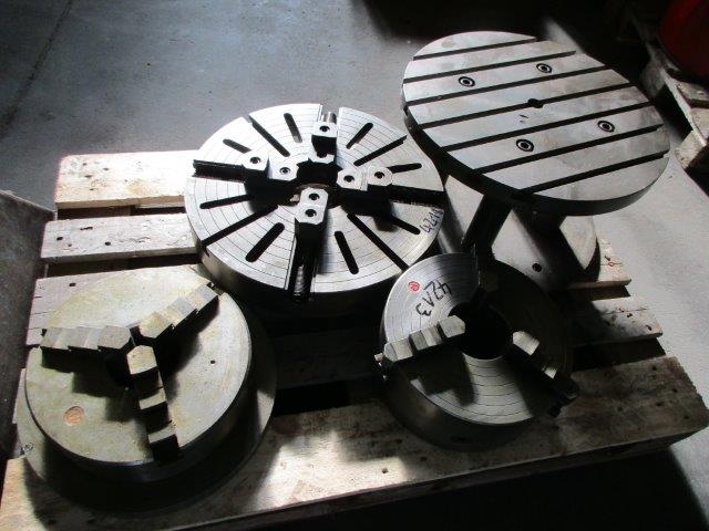 3 Backenfutter +Platte/Flansch UNBEKANNT