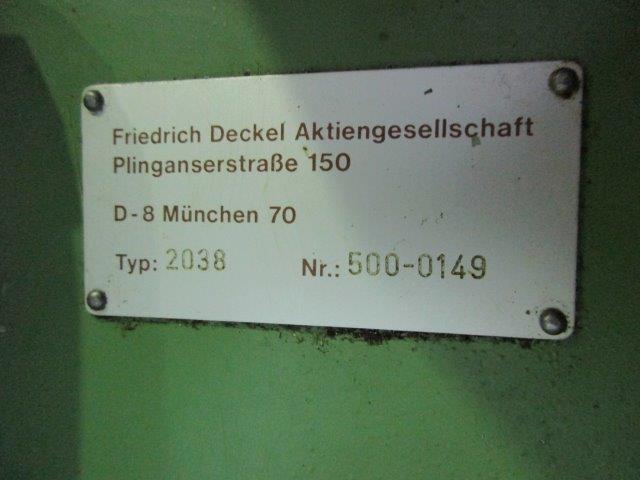 2038 - 500 / FP 3 + 4 DECKEL - Bild 5