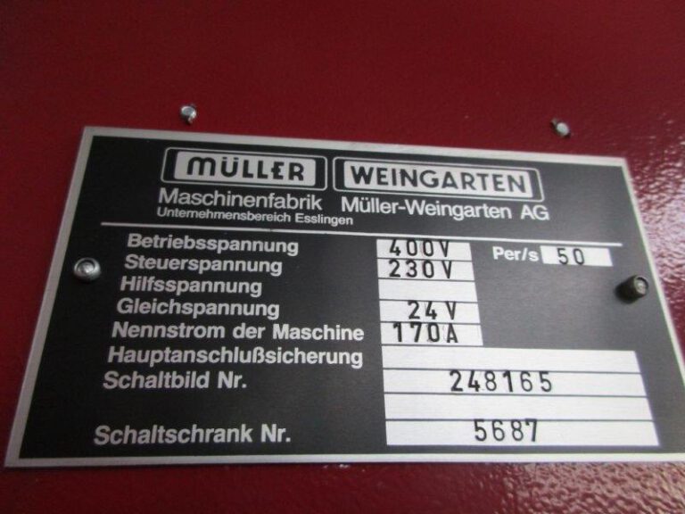 RZ 200 A - UVV  EITEL / MÜLLER WEINGARTEN 1992