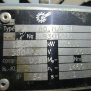 Alternative view of SK 6282 AZ - 180 M / 4 TF  H2  NORD / Getriebebau NORD
