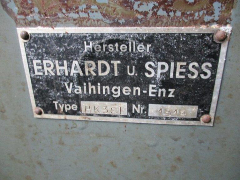 HK 3 SL  ERHARDT + SPIESS / H+K