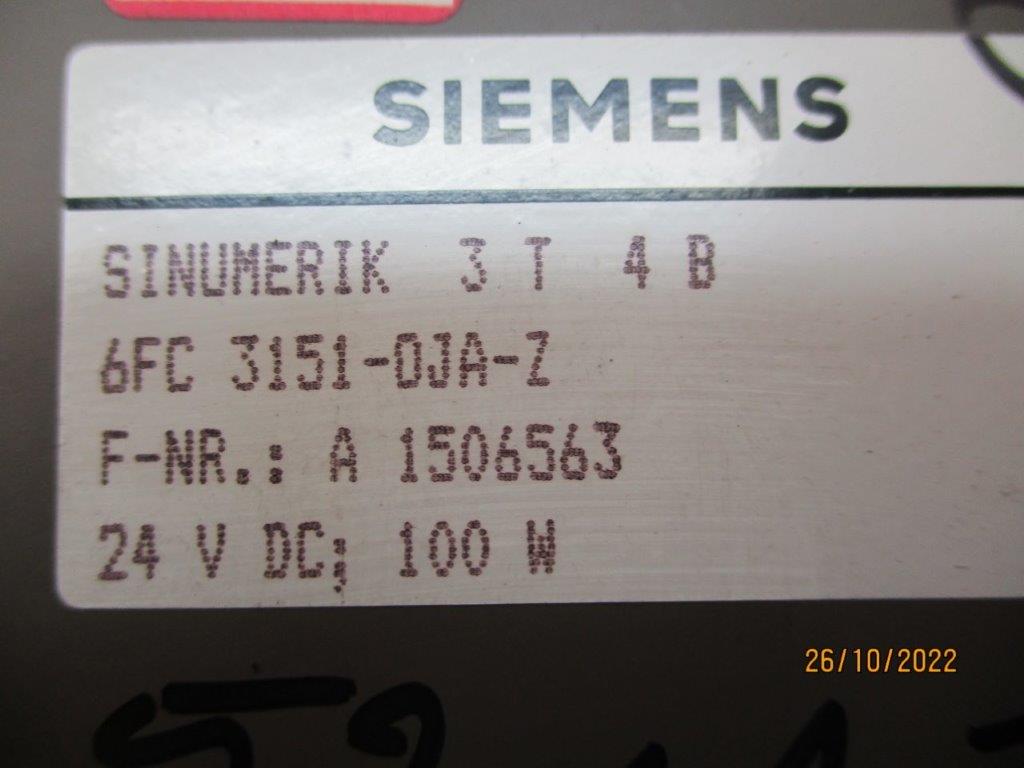 Alternative view of 3-T 4B 6FC 3151-OJA-Z  SIEMENS SINUMERIK 1988
