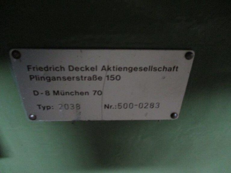 2038-500 FP 3+4 Universaltisch  DECKEL unbekannt