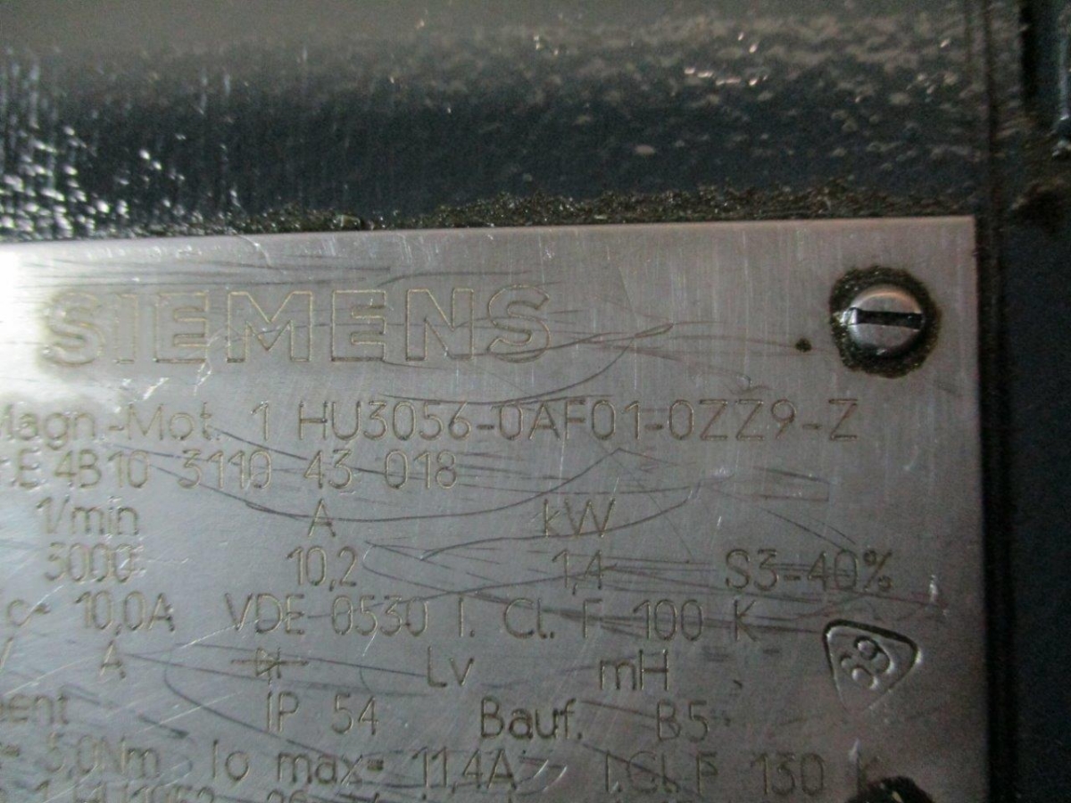 1 HU 3056 / passend zu DECKEL  SIEMENS 1980