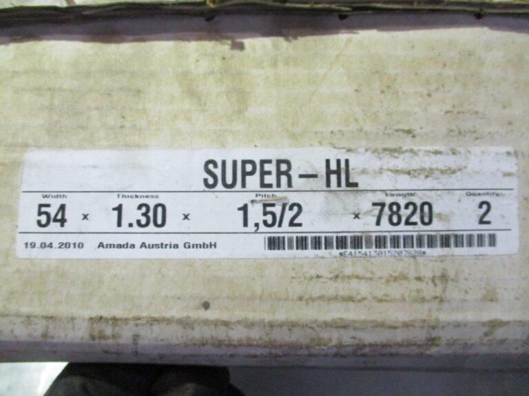 Super HL 7820*54*1,3  AMADA