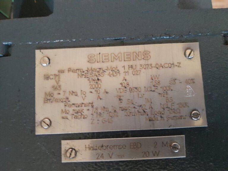 1 HU 3073 / 3076  SIEMENS / DECKEL 1988