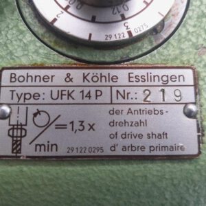 Alternative view of UFK 14 P  BoKö / BOHNER + KÖHLE 1980