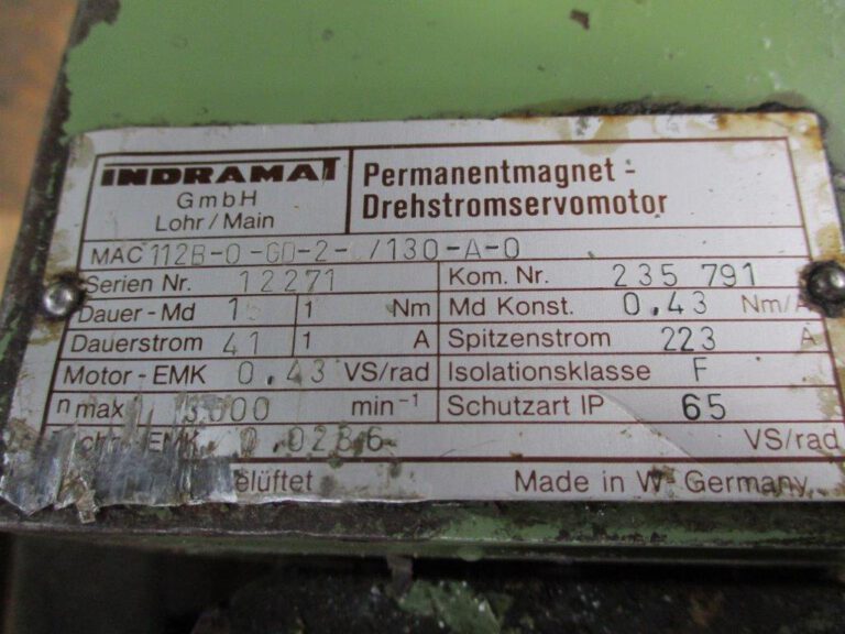 NC / Indramat  EMAG / GACK 1986