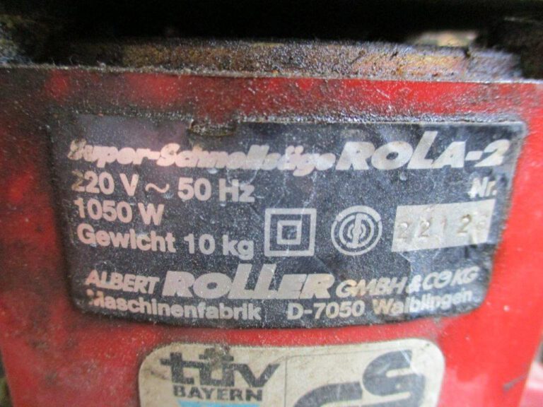 Schneidkluppe + ROLA -2  Roller 19xx