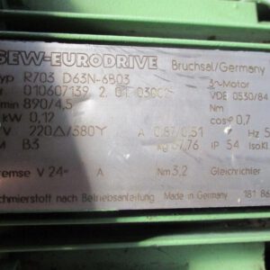 Alternative view of R 703 D63N-6B03  SEW 1989