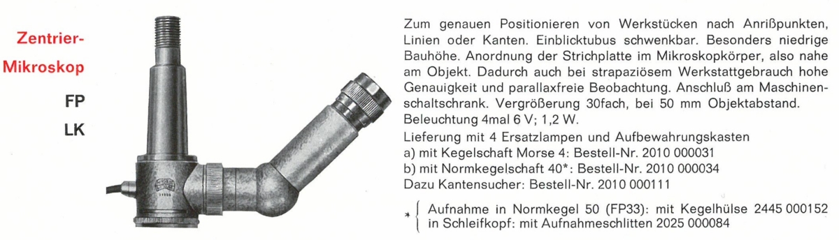 Alternative view of 2010 - SK 40 - S20x2  DECKEL / Hensoldt