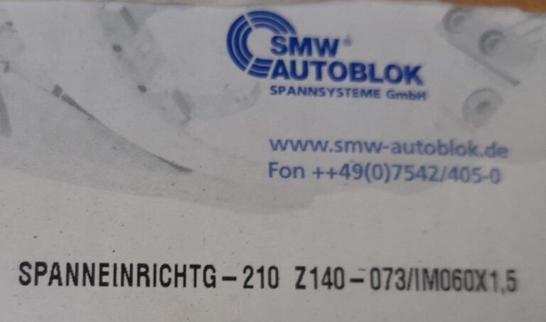 CTX 310/320/Alpha - 210Z140-07  GILDEMEISTER / SMW AUTOBLOCK