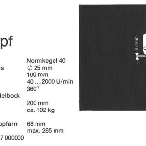 2027 / FP 3 ( L / LV )  DECKEL 1977