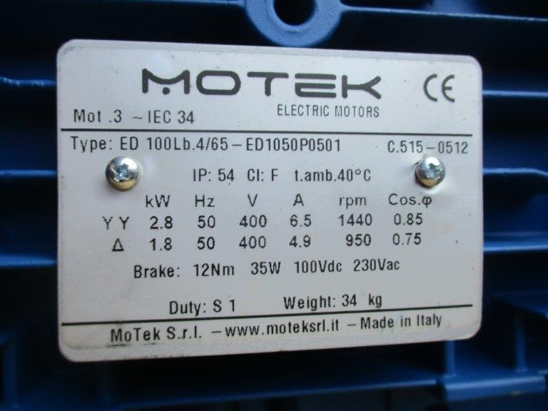 Alternative view of ED 100 Lb.4/65-ED1050P0501  MOTEK