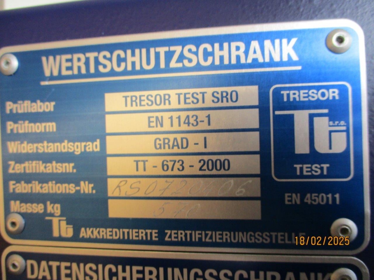 RB Safe Tresor Wertschrank Bremer TRESOR 2006 - Bild 5