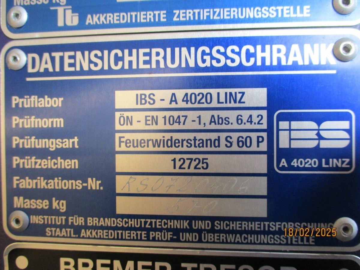 RB Safe Tresor Wertschrank Bremer TRESOR 2006 - Bild 6