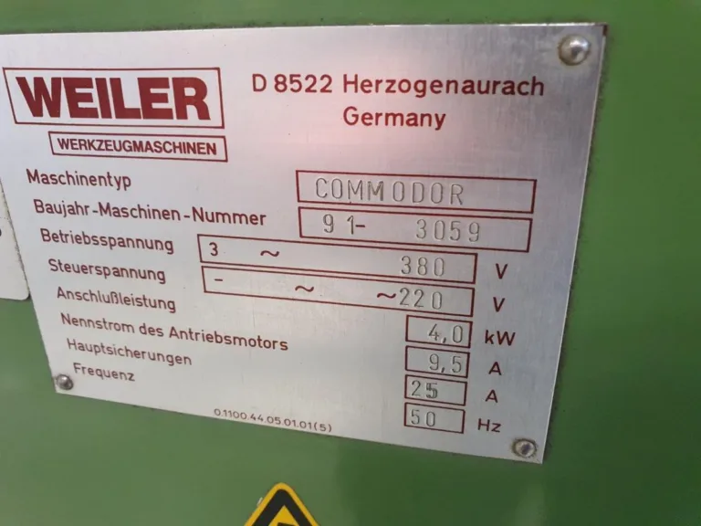 Commodor WEILER 1991